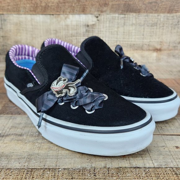 Vans Shoes - Vans x Disney Nightmare Before Christmas Women Sz 8 Slip On Haunted Toys Suede
